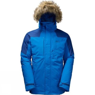 Parka Jack Wolfskin Newfoundland Hombre - Azules - Chile EWY124063